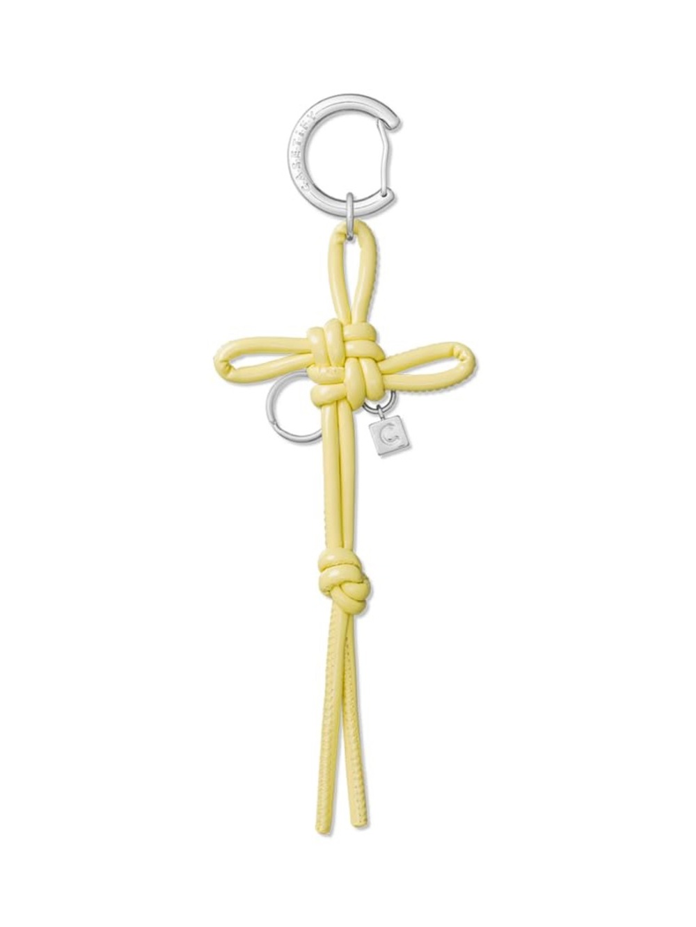 Casetify Knot Bag Charm Pale Yellow